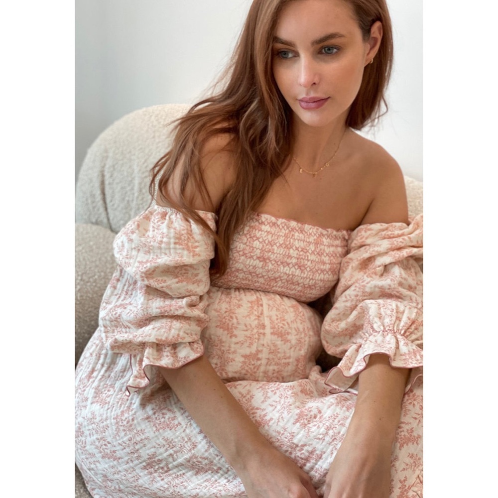 Nothing Fits But Haru Pink Dress Maternity